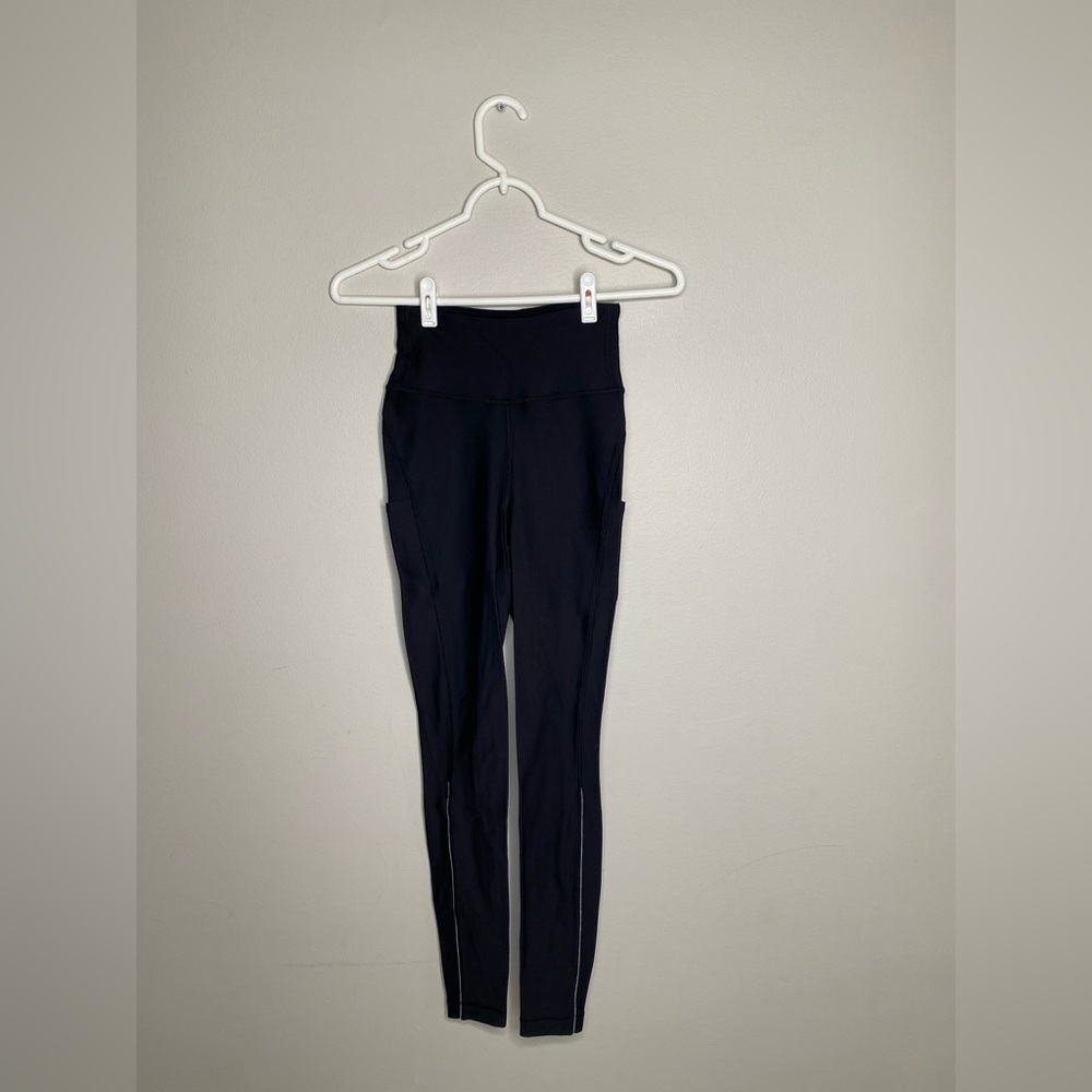 Lululemon athletica women cadence tight black size 2 high waisted
